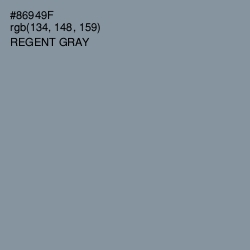 #86949F - Regent Gray Color Image
